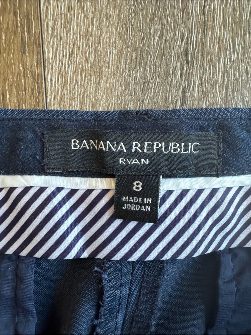 Banana Republic Navy Ryan Dress Pants Women’s Size 8 - Picture 5 of 8